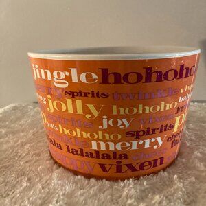 DesignPac Holiday Popcorn/Candy Bowl 6" x 8-1/2"